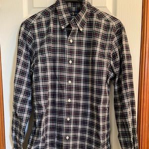 Ralph Lauren- Men’s plaid button-down shirt